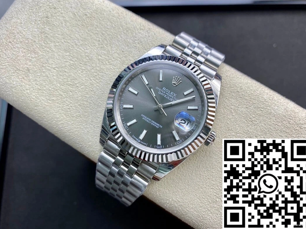 EW Datejust Factory M126334-0014 Grey Dial Rolex 0110